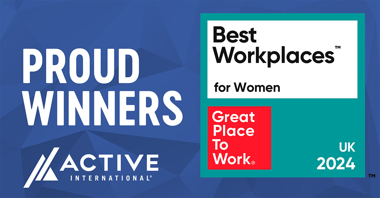 Active International Proud Winners of Best Workplaces for Women 2024