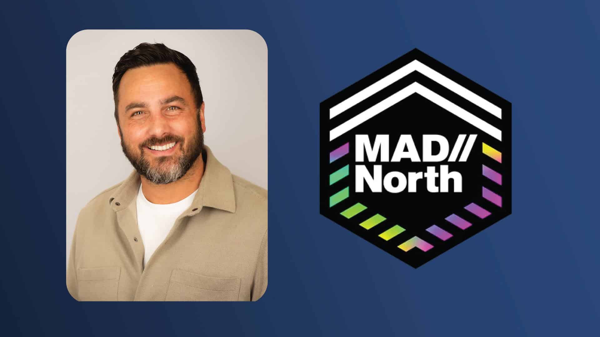Active International logo and professional portrait of a smiling man.