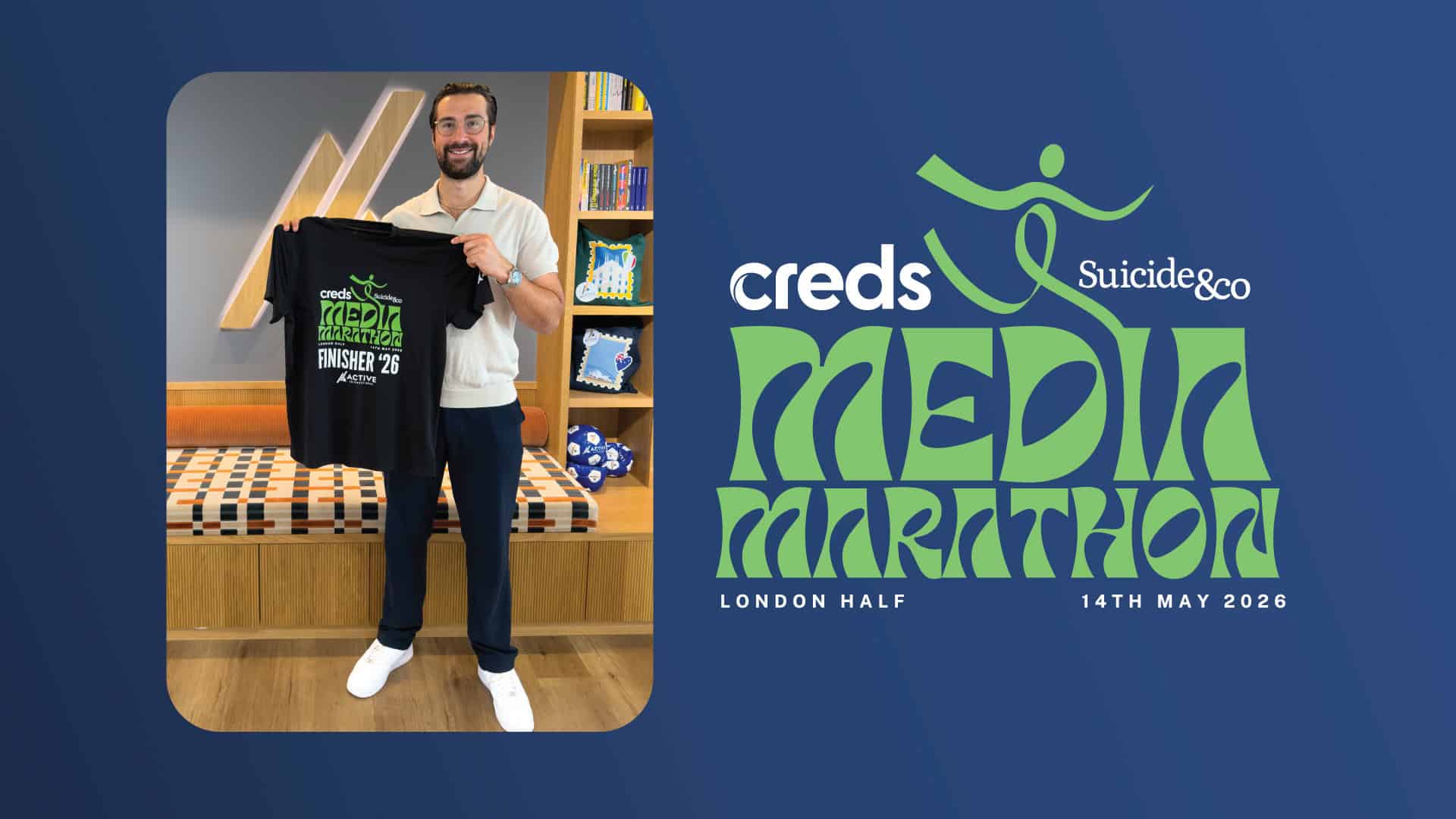 Active International representative at media market event in London, May 2026.