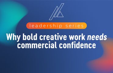 Bold creative work requires strong commercial confidence for success.
