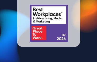 Active International logo with Best Workplaces 2026 badge in UK.