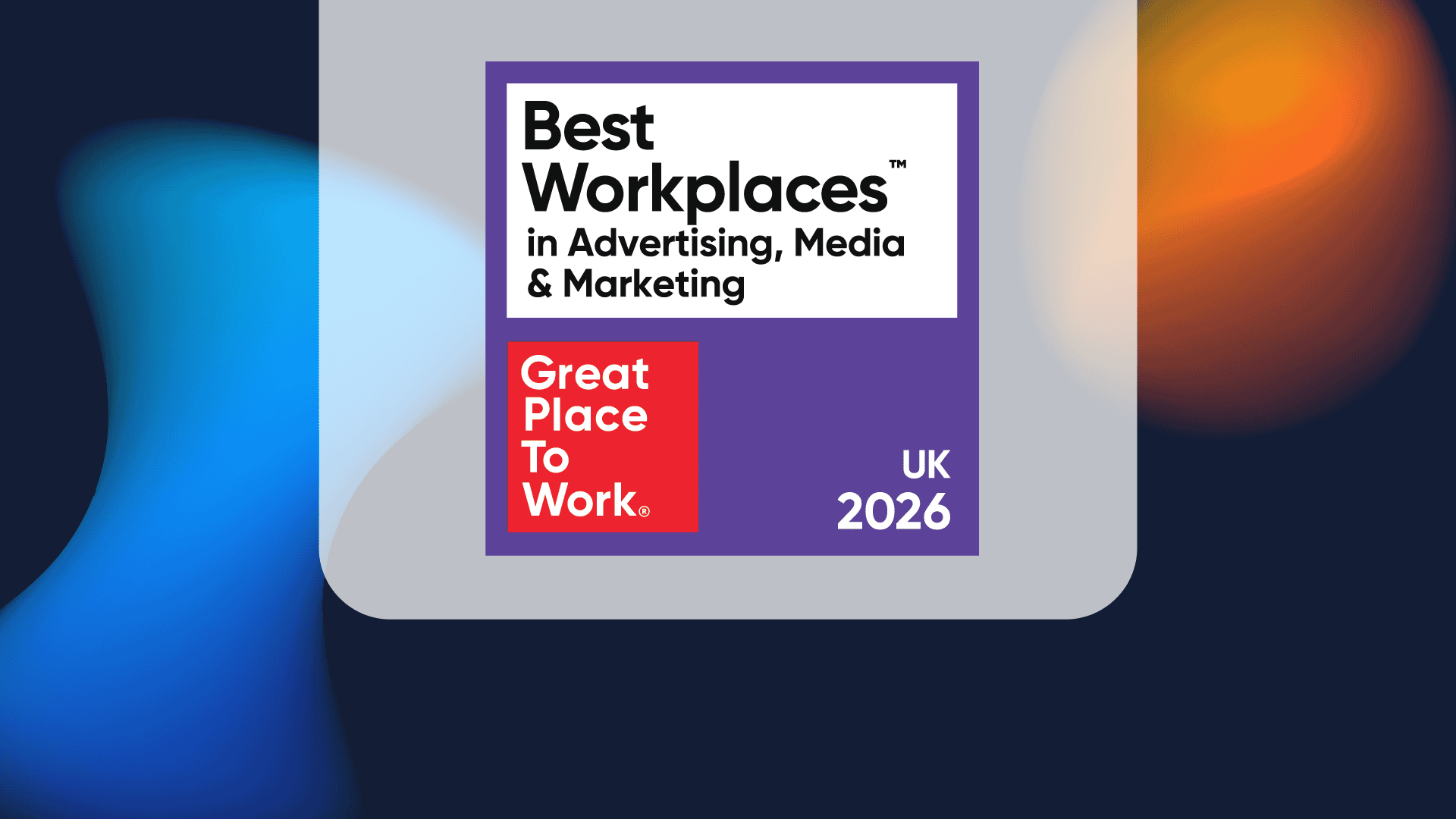 Active International logo with Best Workplaces 2026 badge in UK.